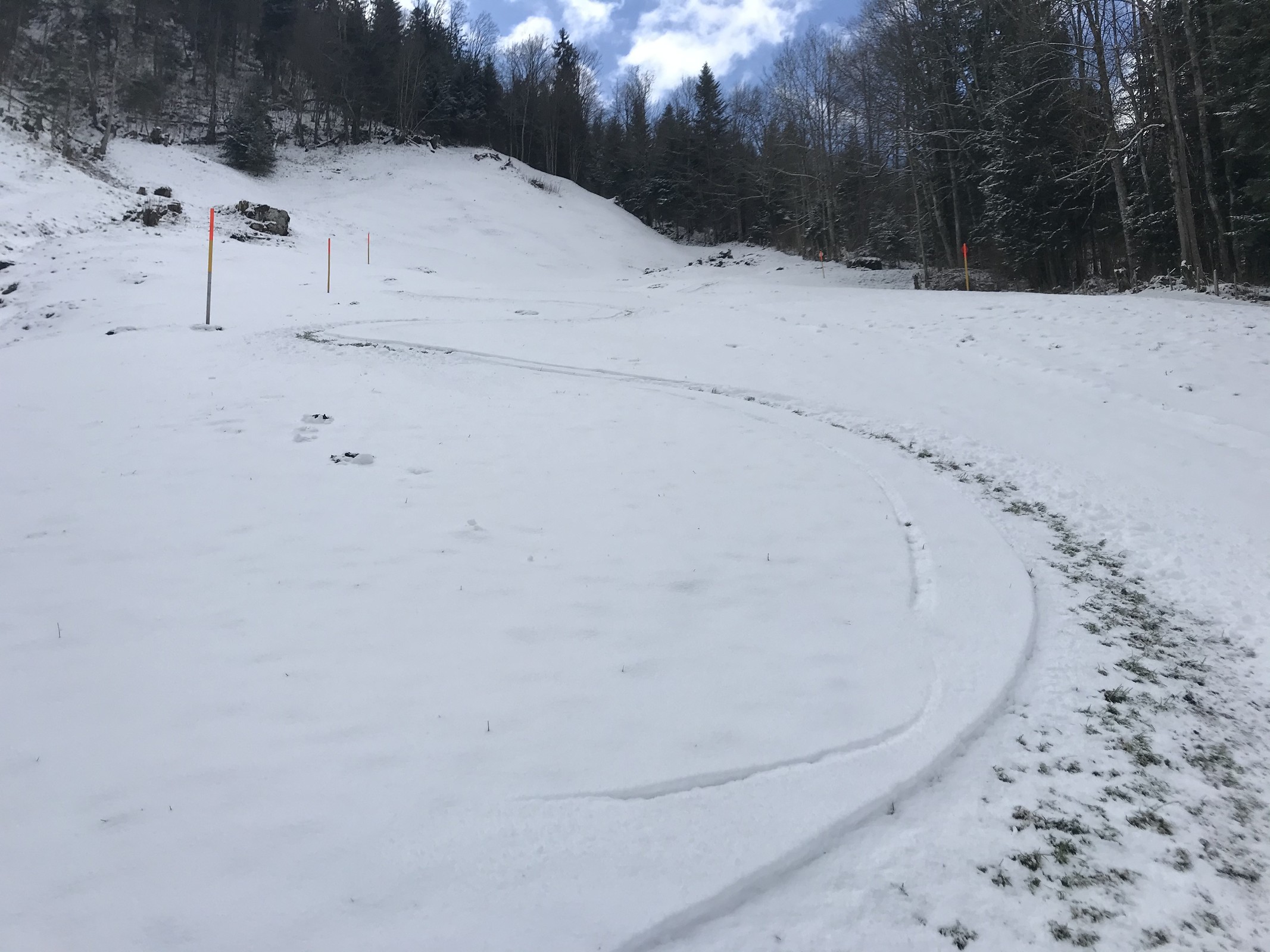 Hier muss ich arg aufpassen, zwei Mal heftig angehängt.