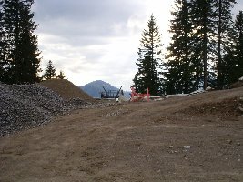 Standort der alten und neuen Bergstation