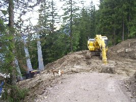 Standort der uralten Bergstation