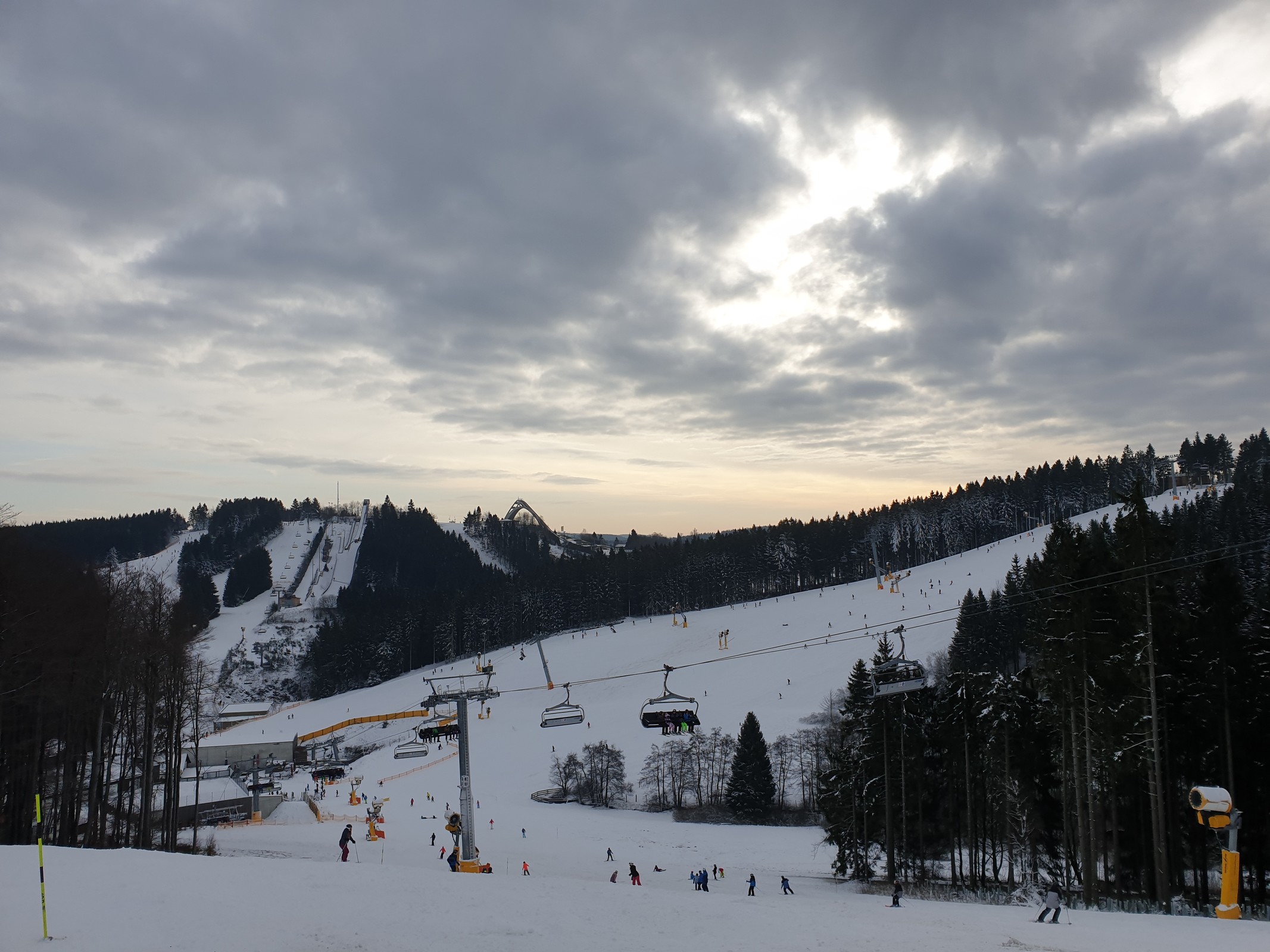 Vom Sürenberg gegen 10 Uhr
