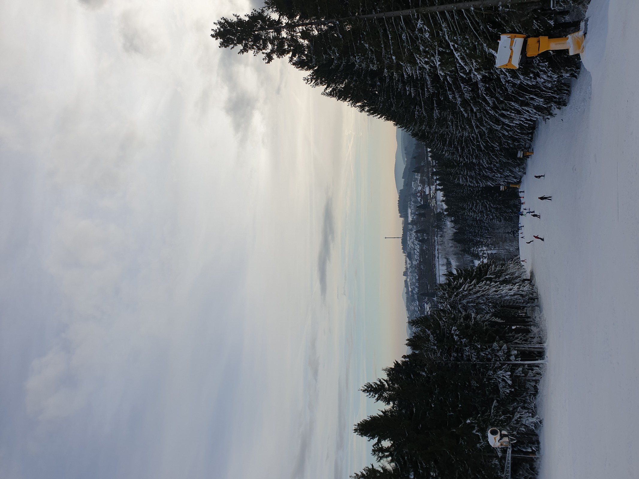 Beste Abfahrt am Morgen