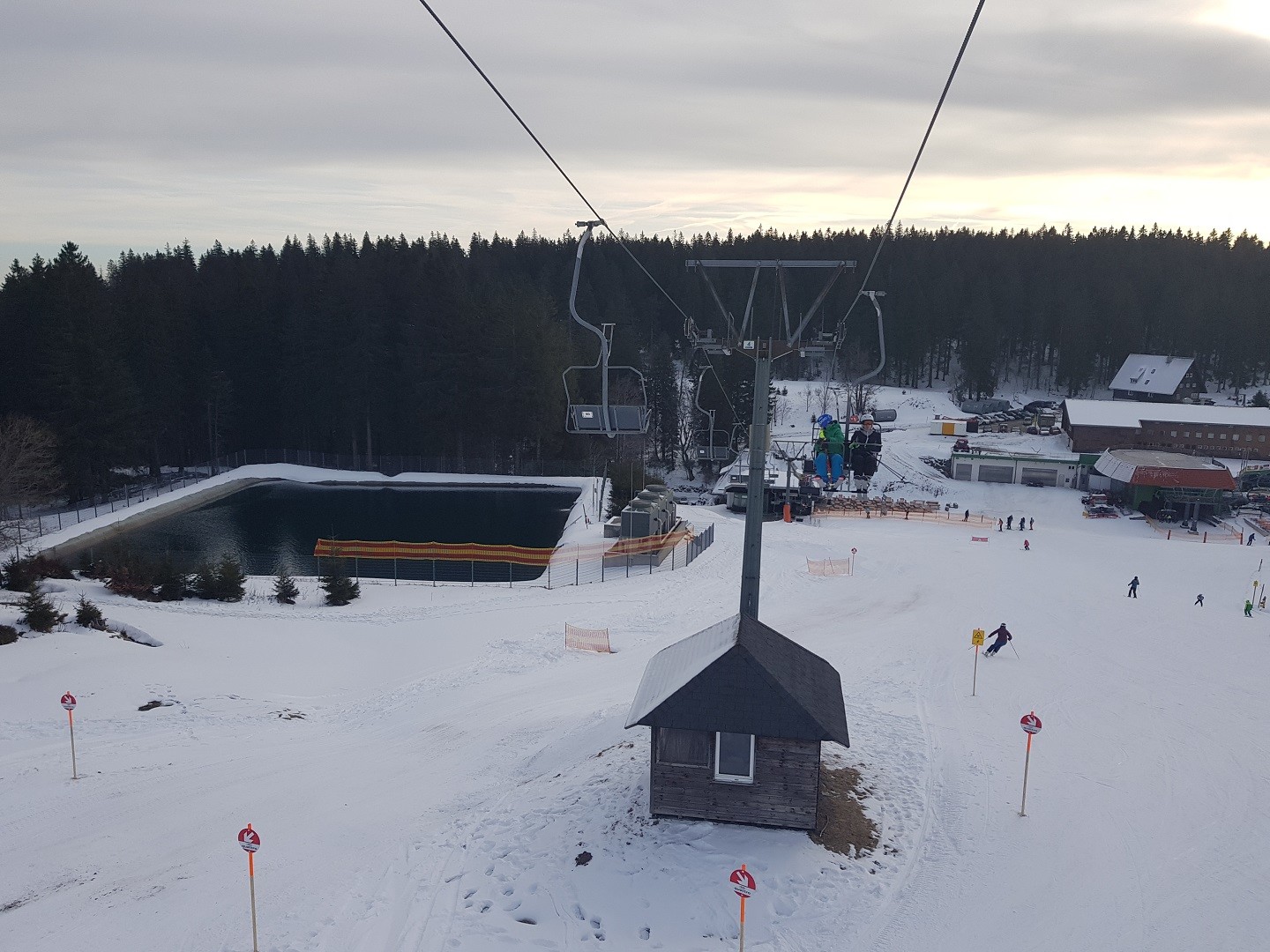 Das Speicherbecken ist schon wieder aufgefüllt