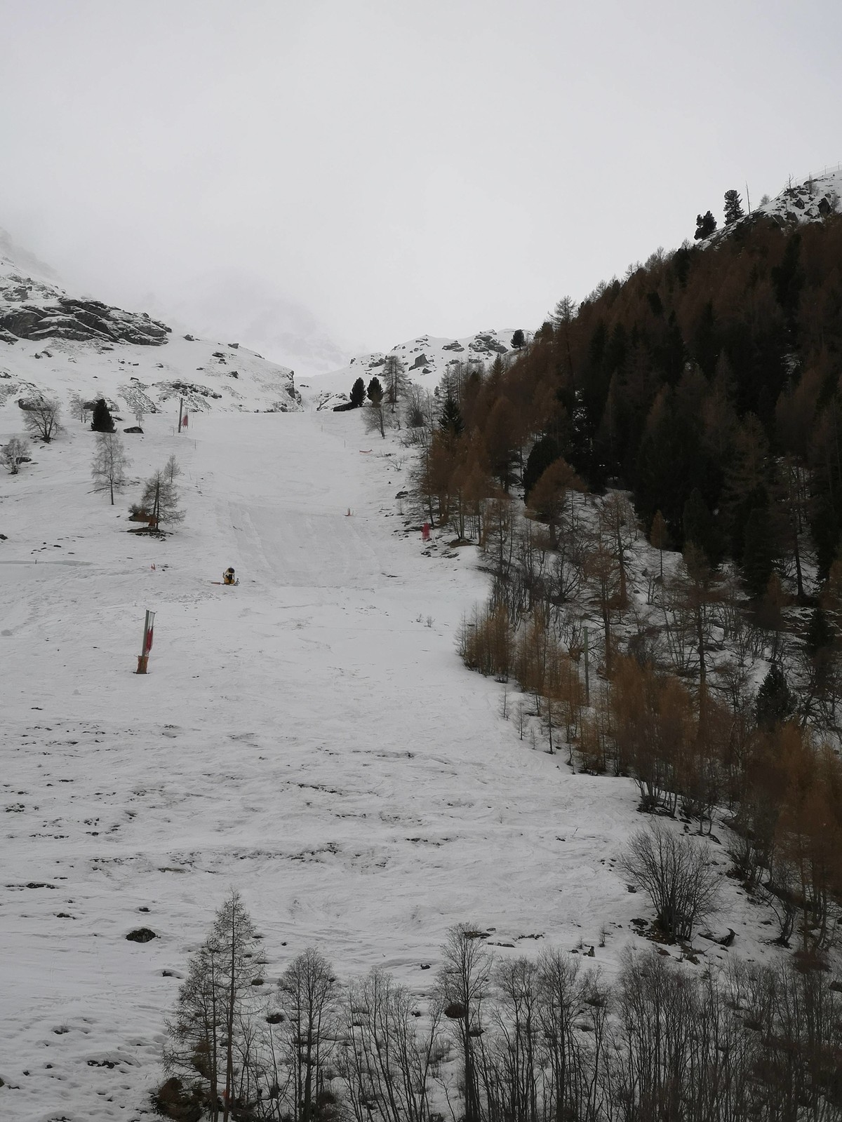 Übersicht über den gesamten Steilhang