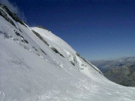 Gletscherabbruch am Christallo