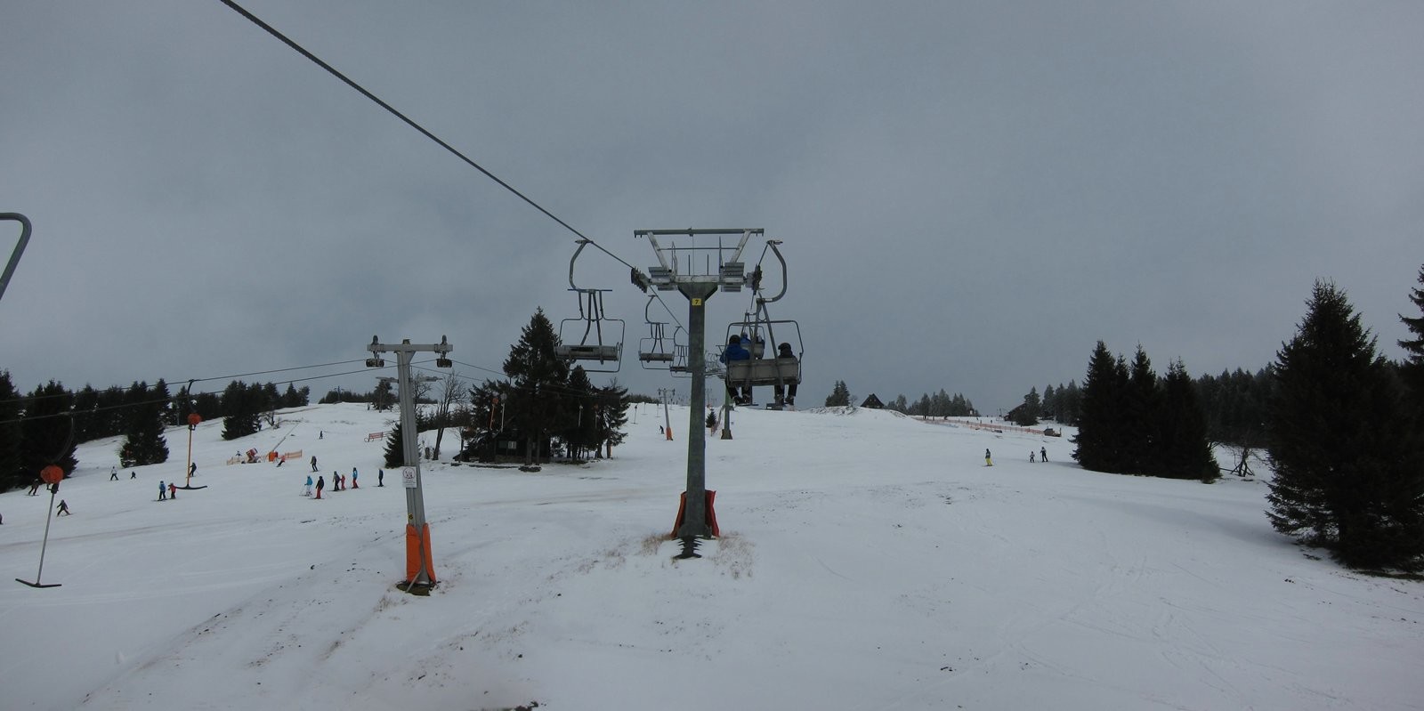 Neklid mit teilweise wenig Schnee. Das war aber kein Problem.