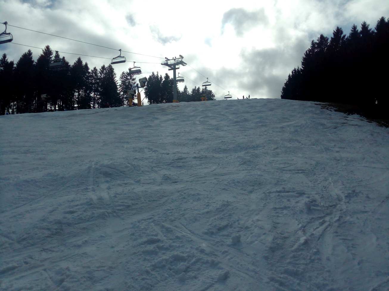 Gesperrte Poppenberg-Buckelpiste