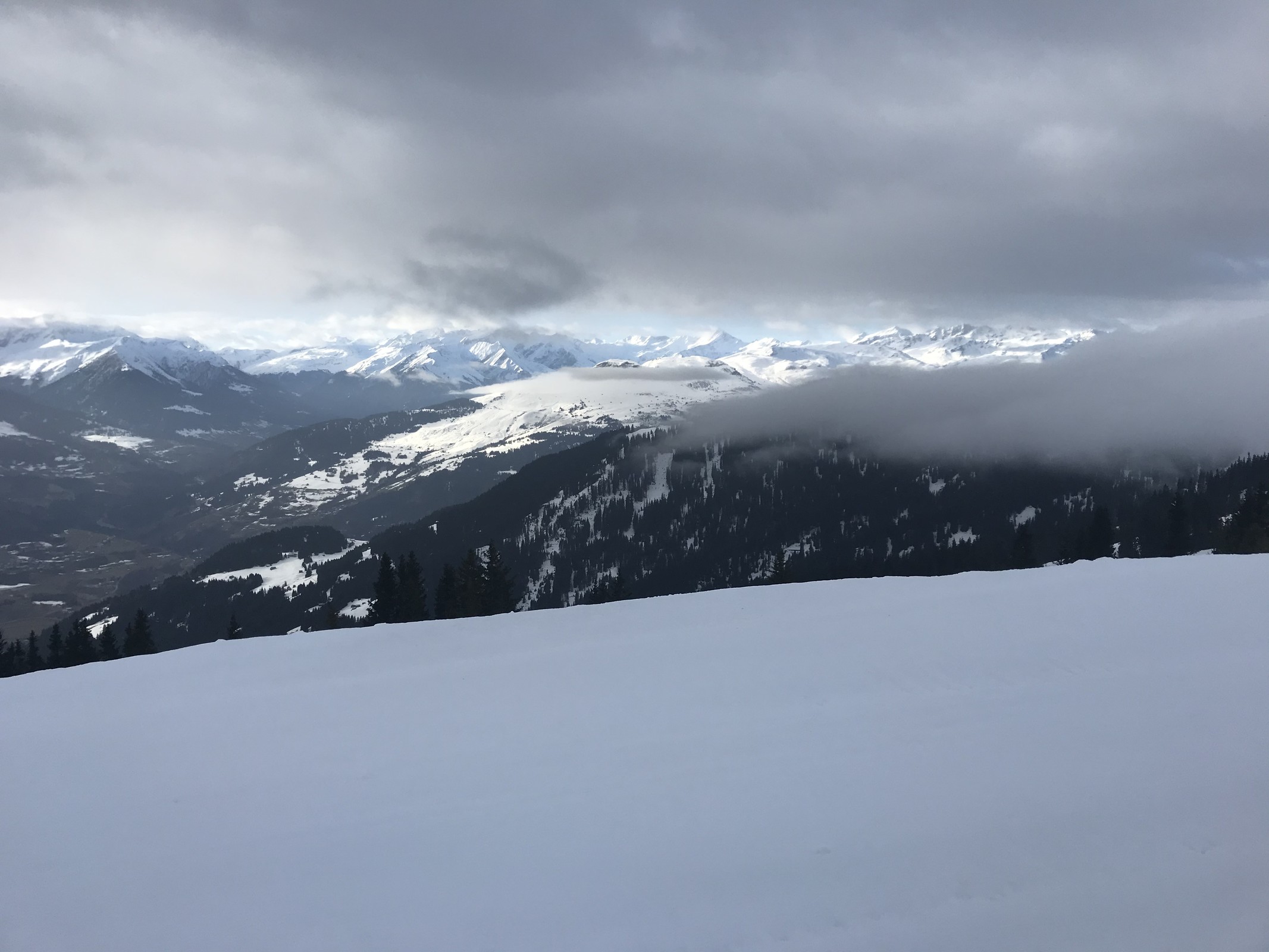 In Obersaxen war das Wetter von Beginn weg gut