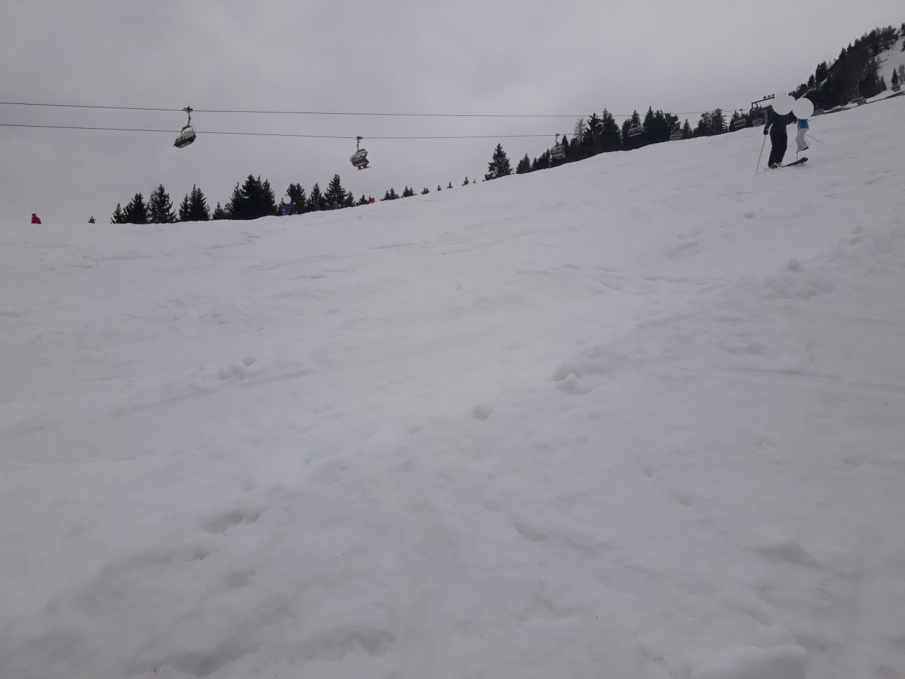 Keathang: die Talabfahrt war ähnlich beschaffen