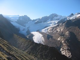Hier sieht man schön Seiten- und Mittelmoränen des Langtauferer Ferners. Wer war das doch gleich, der mal behauptet hat es gäbe keine Mittelmoränen?