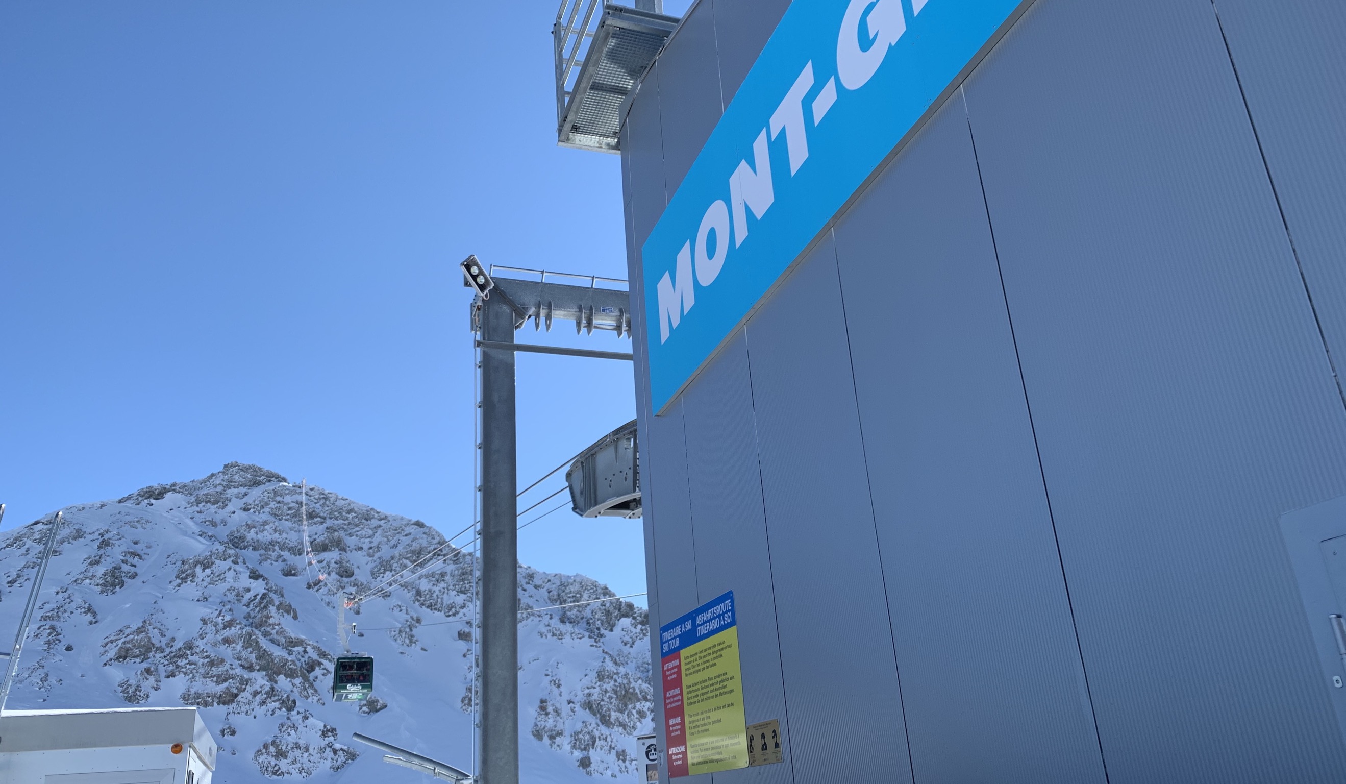 Mont-Gelé geht auf - endlich.