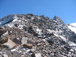 Wegspuren, aber keine Markierungen