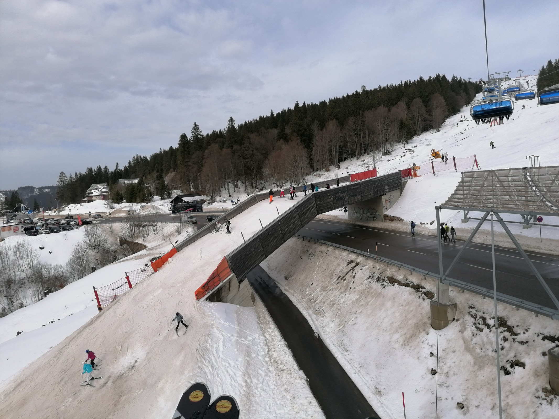 Skibrücke noch überraschend gut