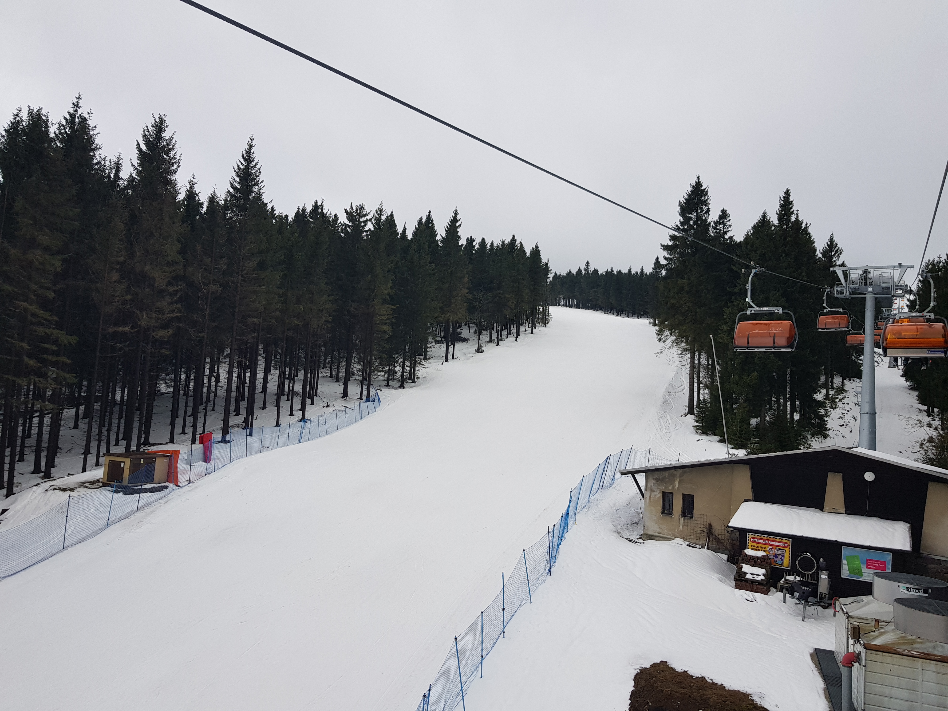 Damska am Morgen, sehr leer