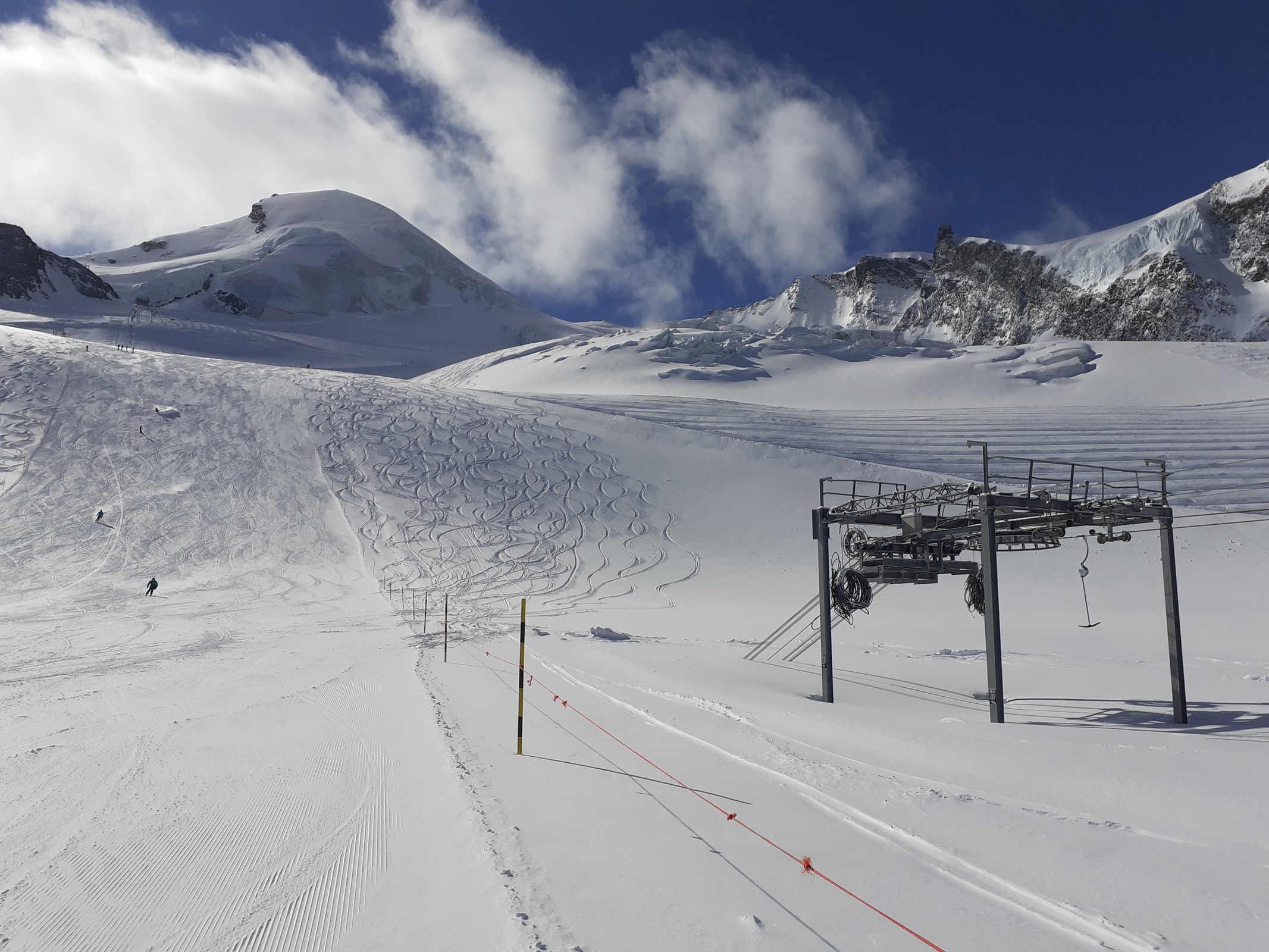 Bergstation SL Feechatz und Piste 19b Derbyschuss