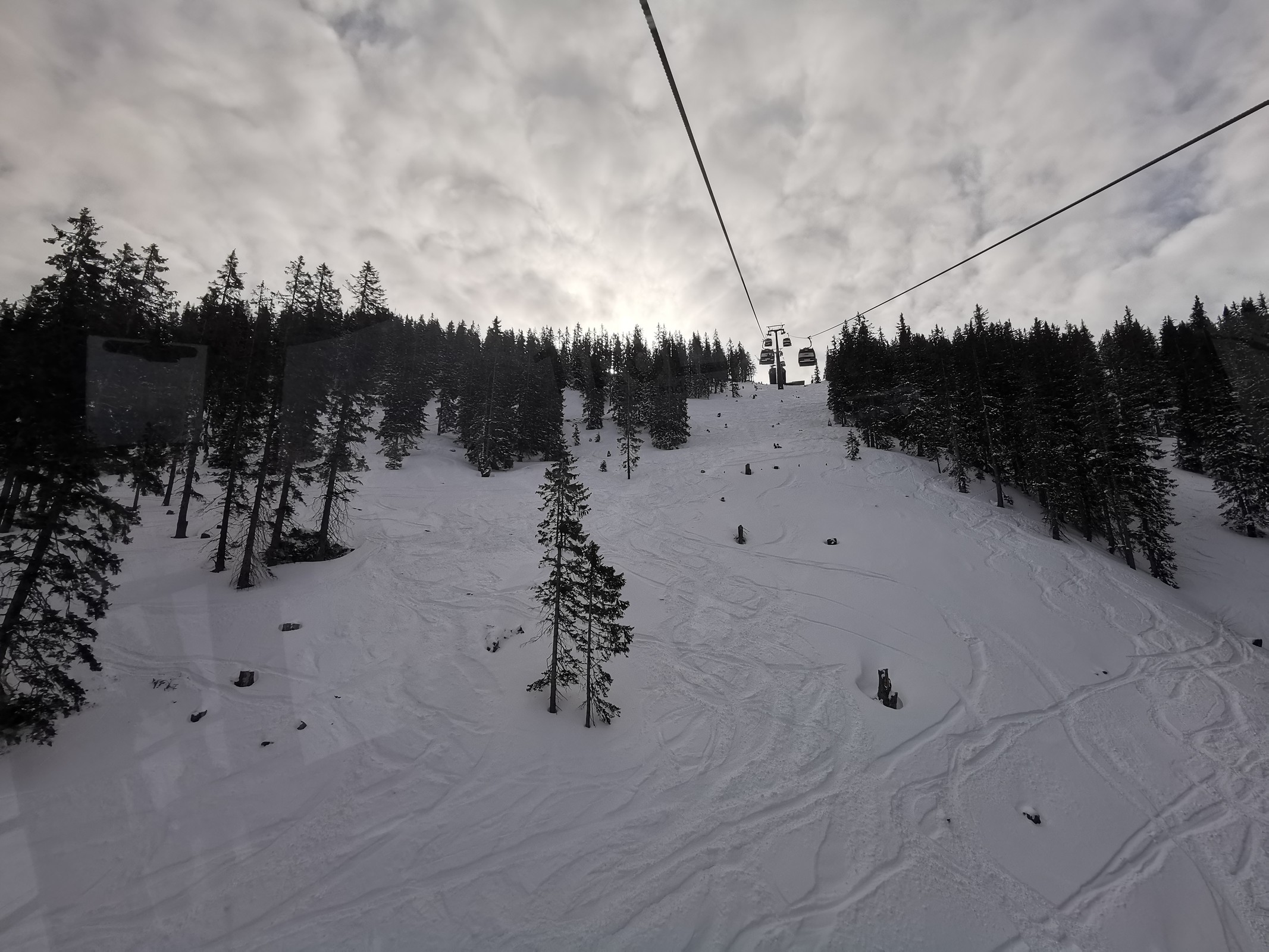8. Weil die Vierstadlalmpiste so gut ausgesehen hat, will ich gleich eine Wiederholungsfahrt machen. Zudem wird es immer heller!.jpg