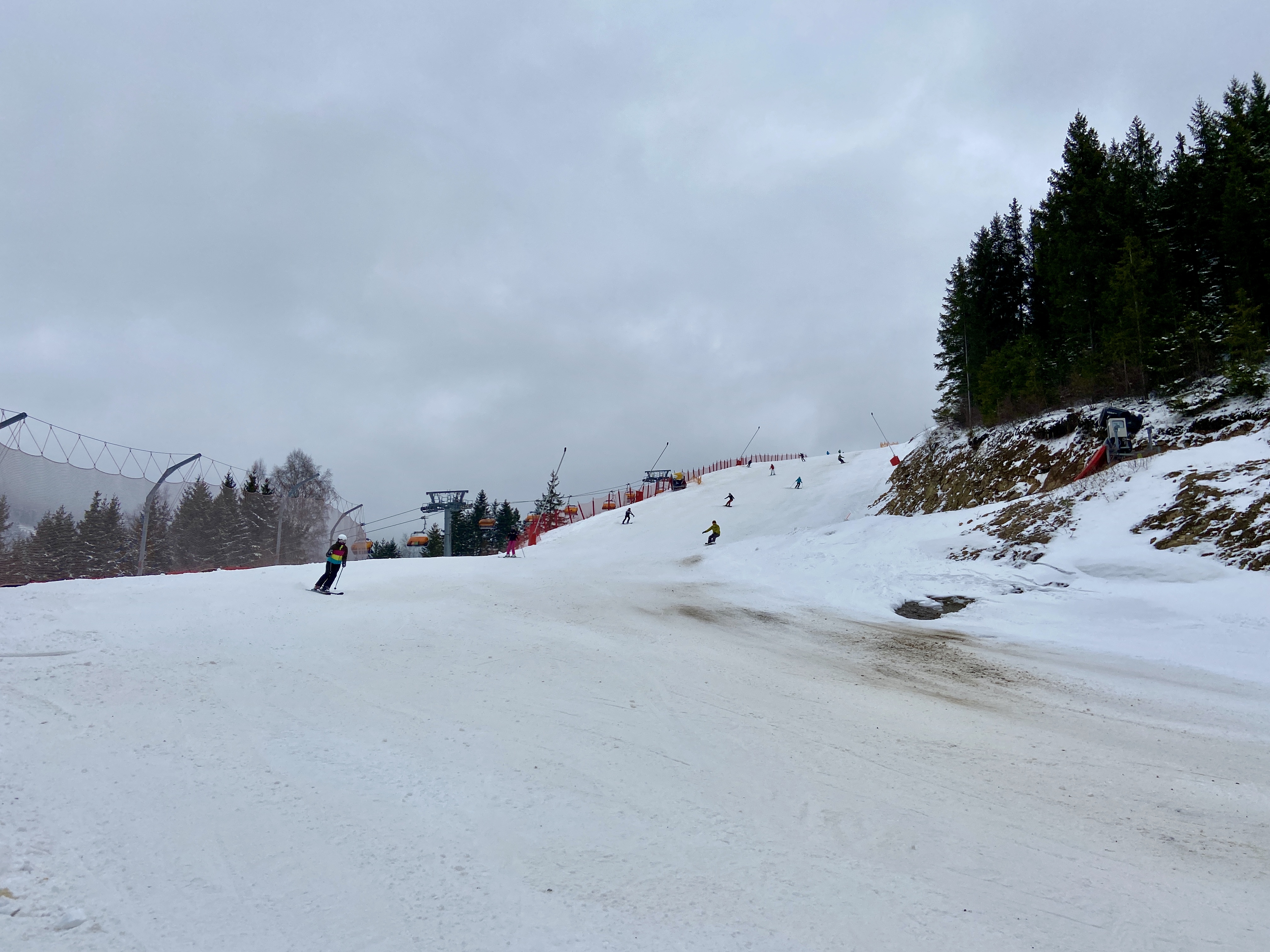 Jáchymovska nach dem unteren Steilhang