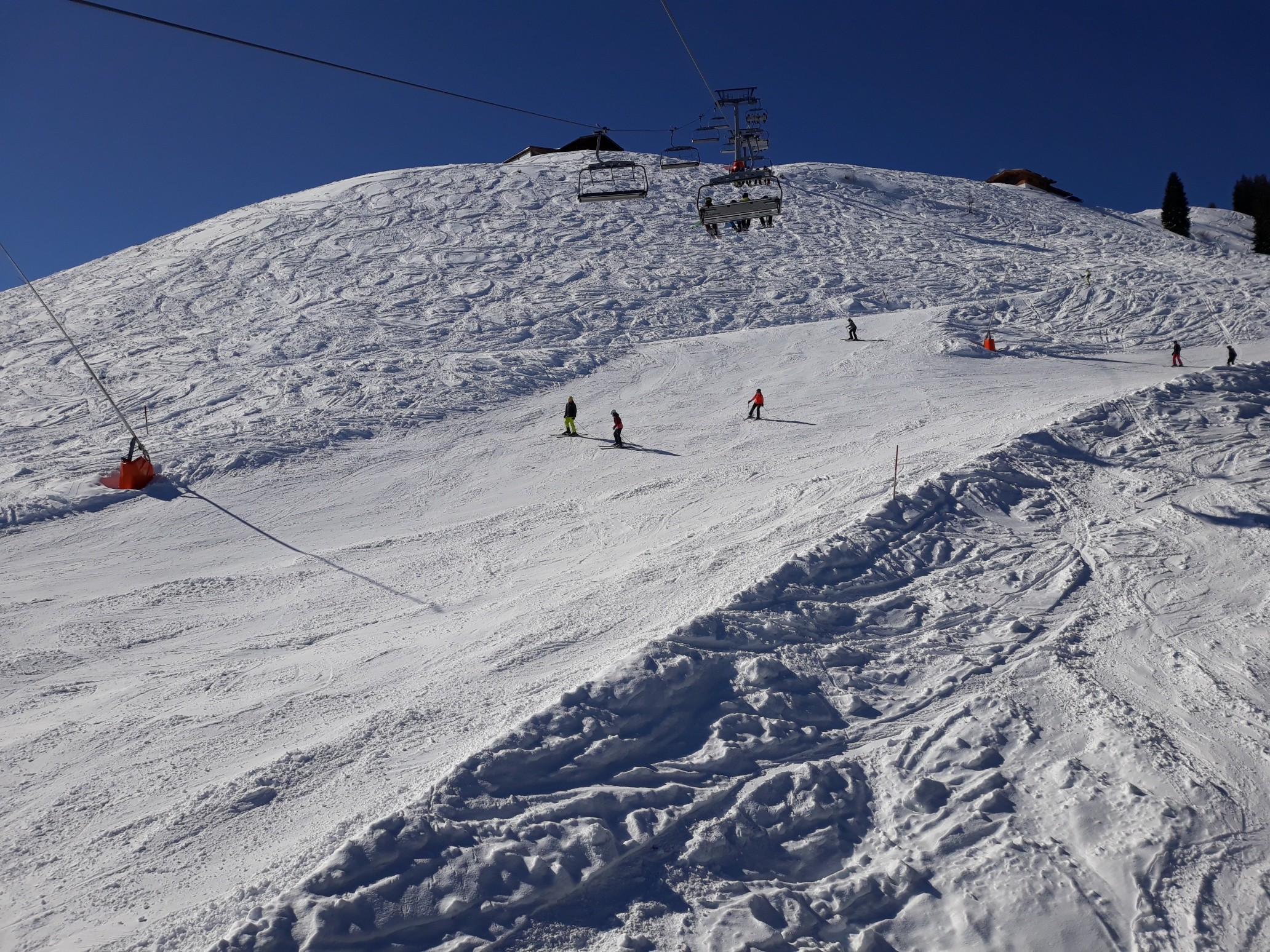 griffig, ganz unten haufig