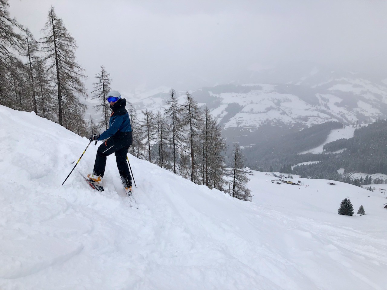 Offpiste am Karlift war gut - sehr gut. Die oberen Routen - insbesondere am SO Morgen ein Traum.