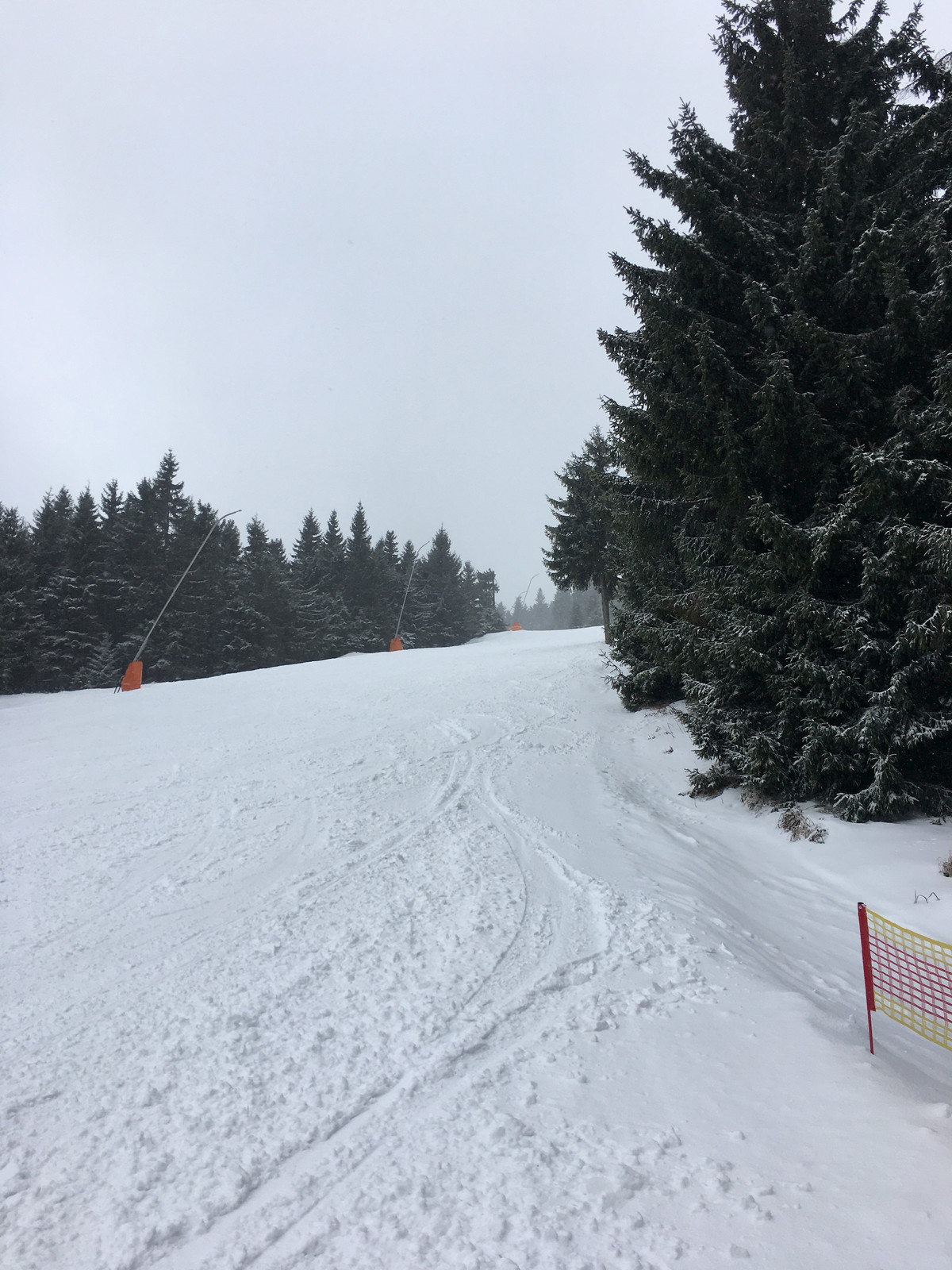 Blick auf die Himmelsleiter 1 aus Höhe der Schlittenbahnquerung