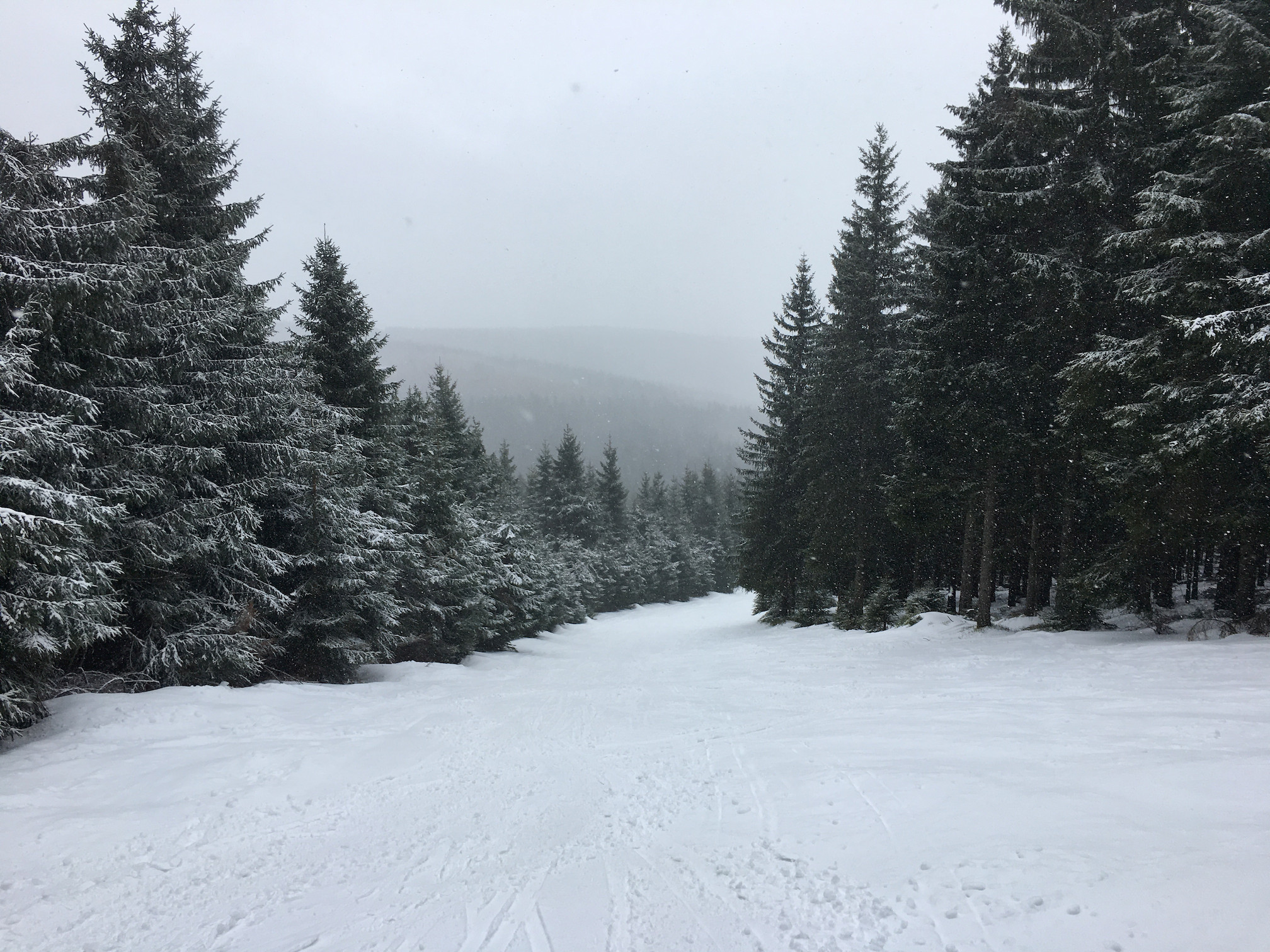 Gleiche Stelle Talwärts
