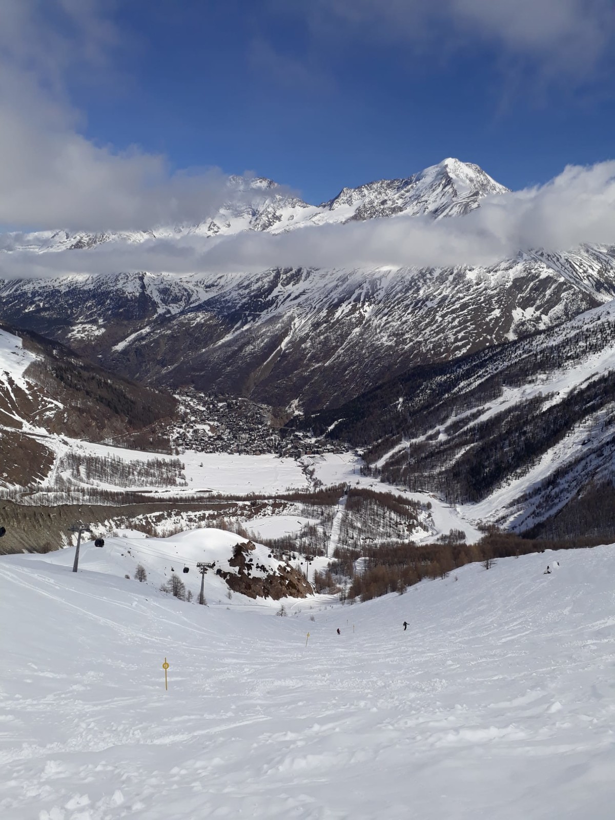 Ein Abschiedsbild von heute von der Weissen Perle bei besten Schneebedingungen. Und nein, ich war leider nicht dort.... ( Bild wurde mir zur Verfügung gestellt)