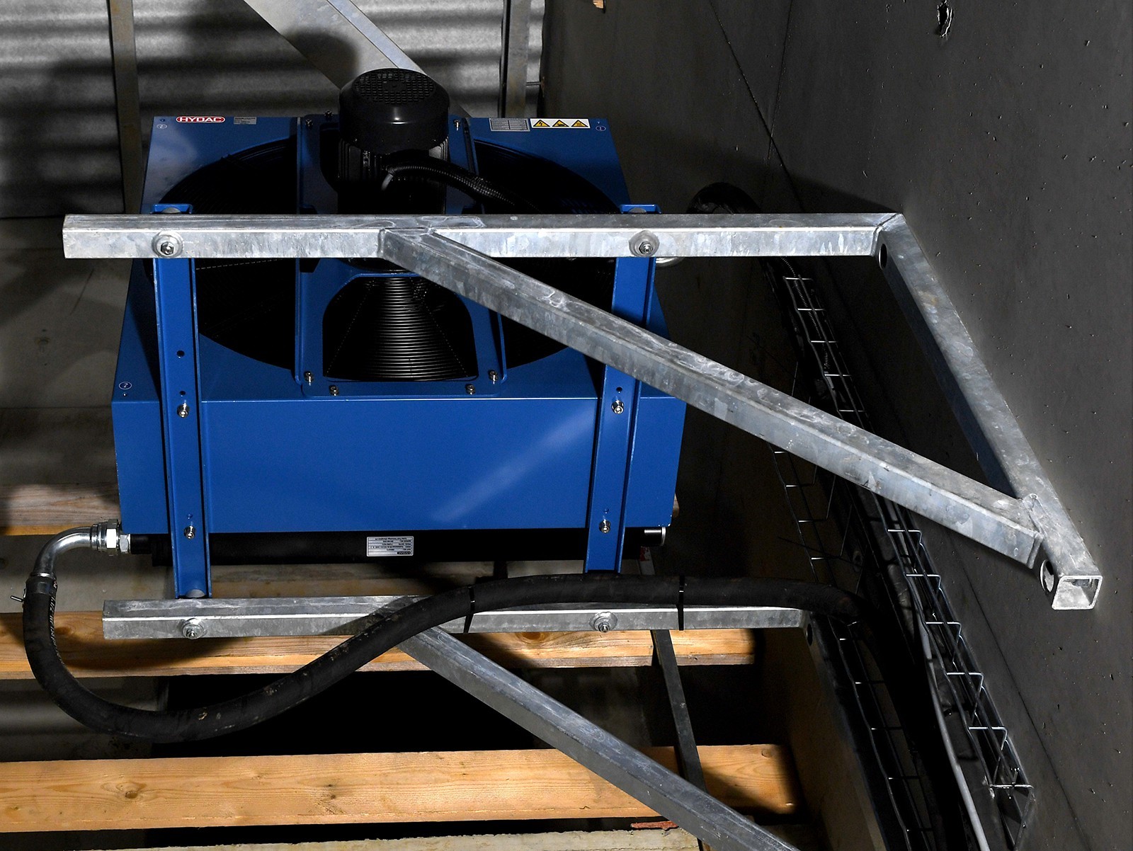 Kühler des Wasserglykolkreislaufs (gemeinsam für FU1 bis FU4)