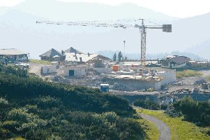 Uebersicht der Bergstation.