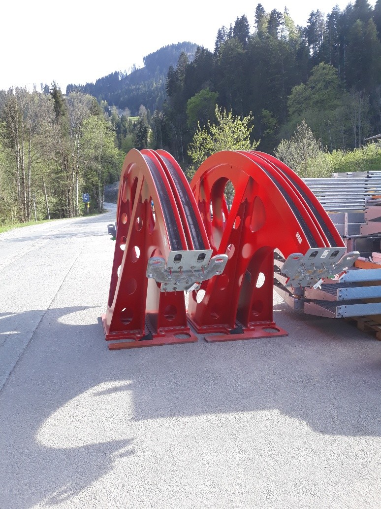 geviertelte Umlaufscheibe