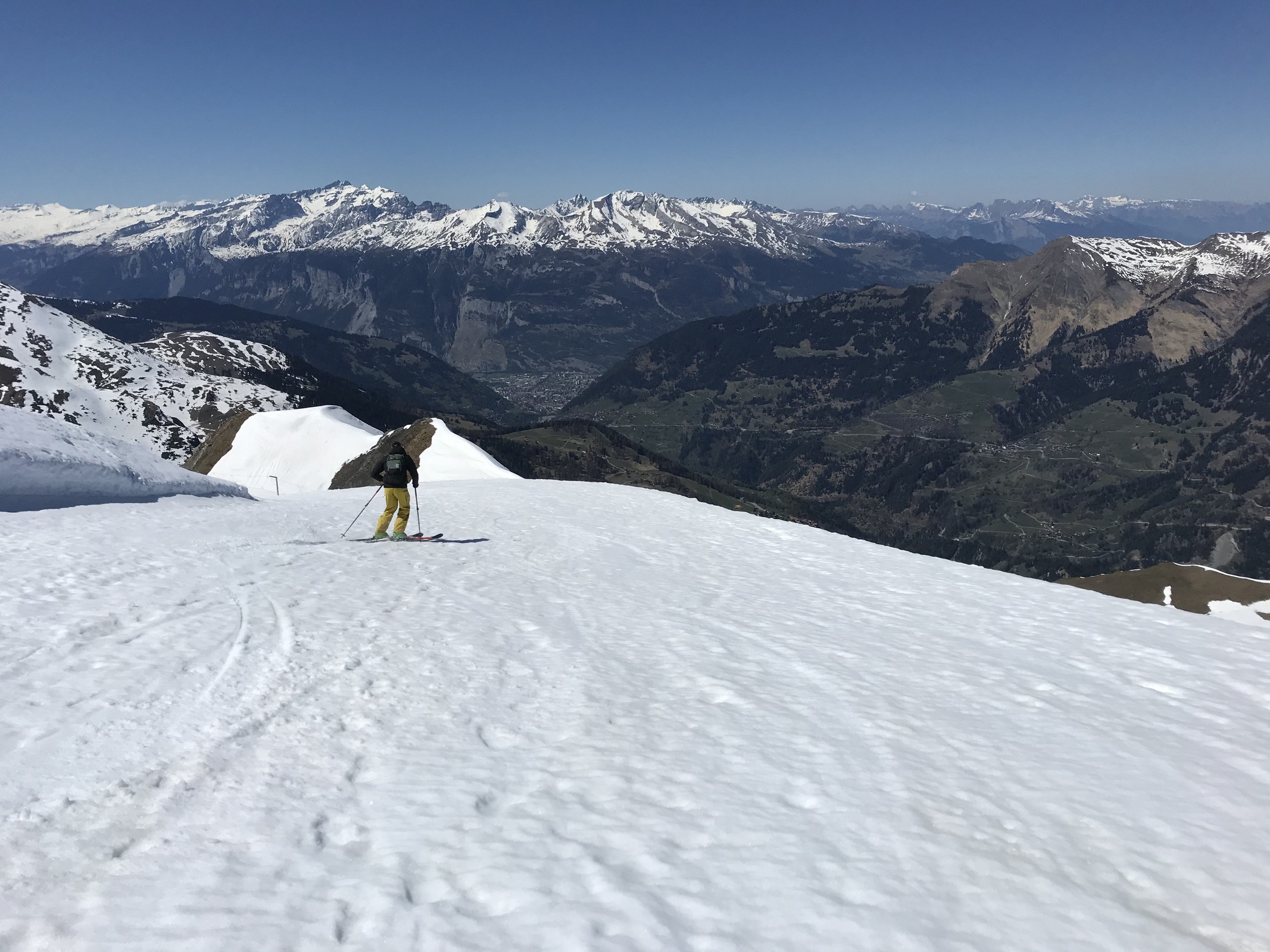 Der Abfahrtsspass beginnt