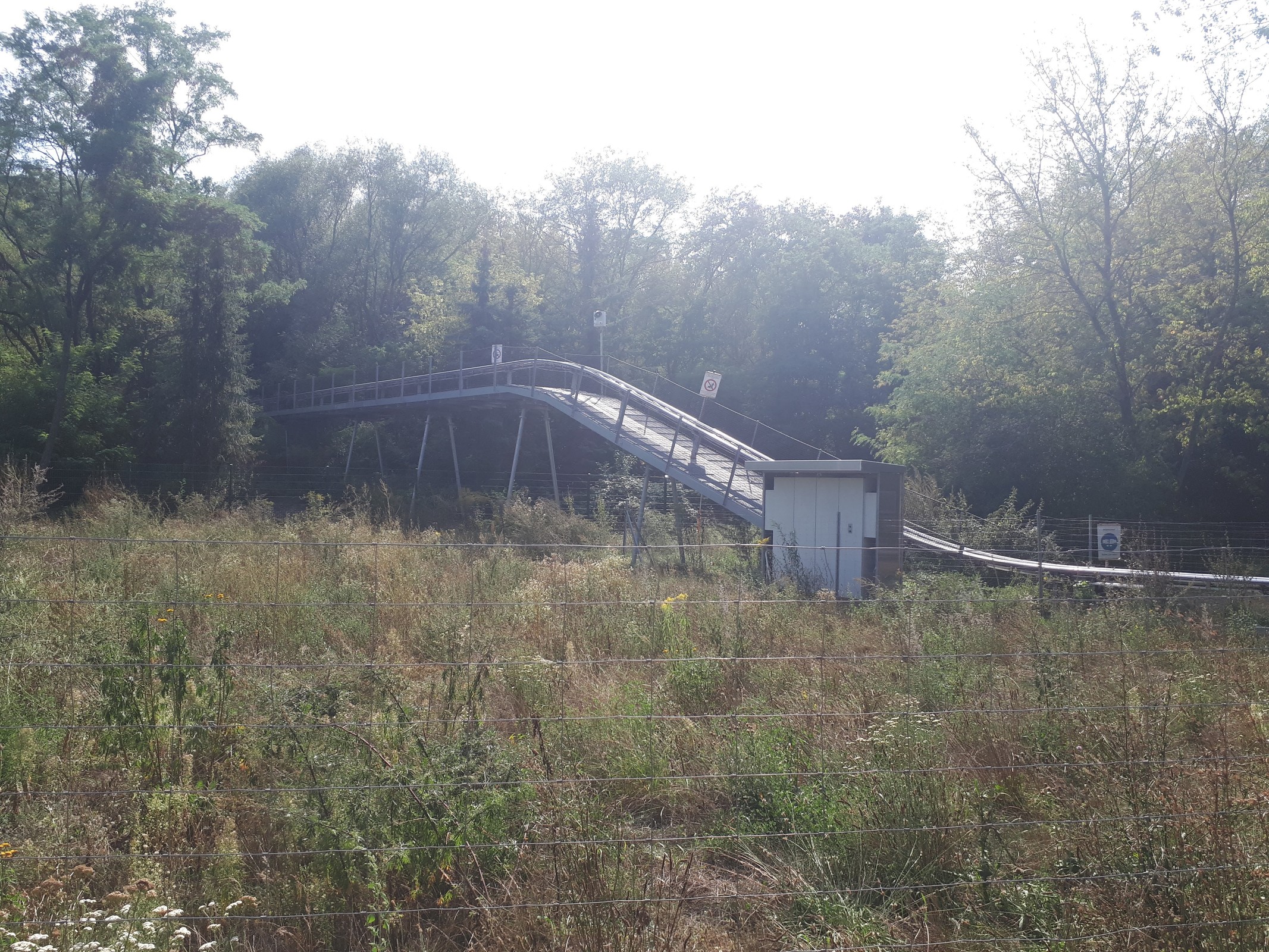 Und hier geht es wieder hoch