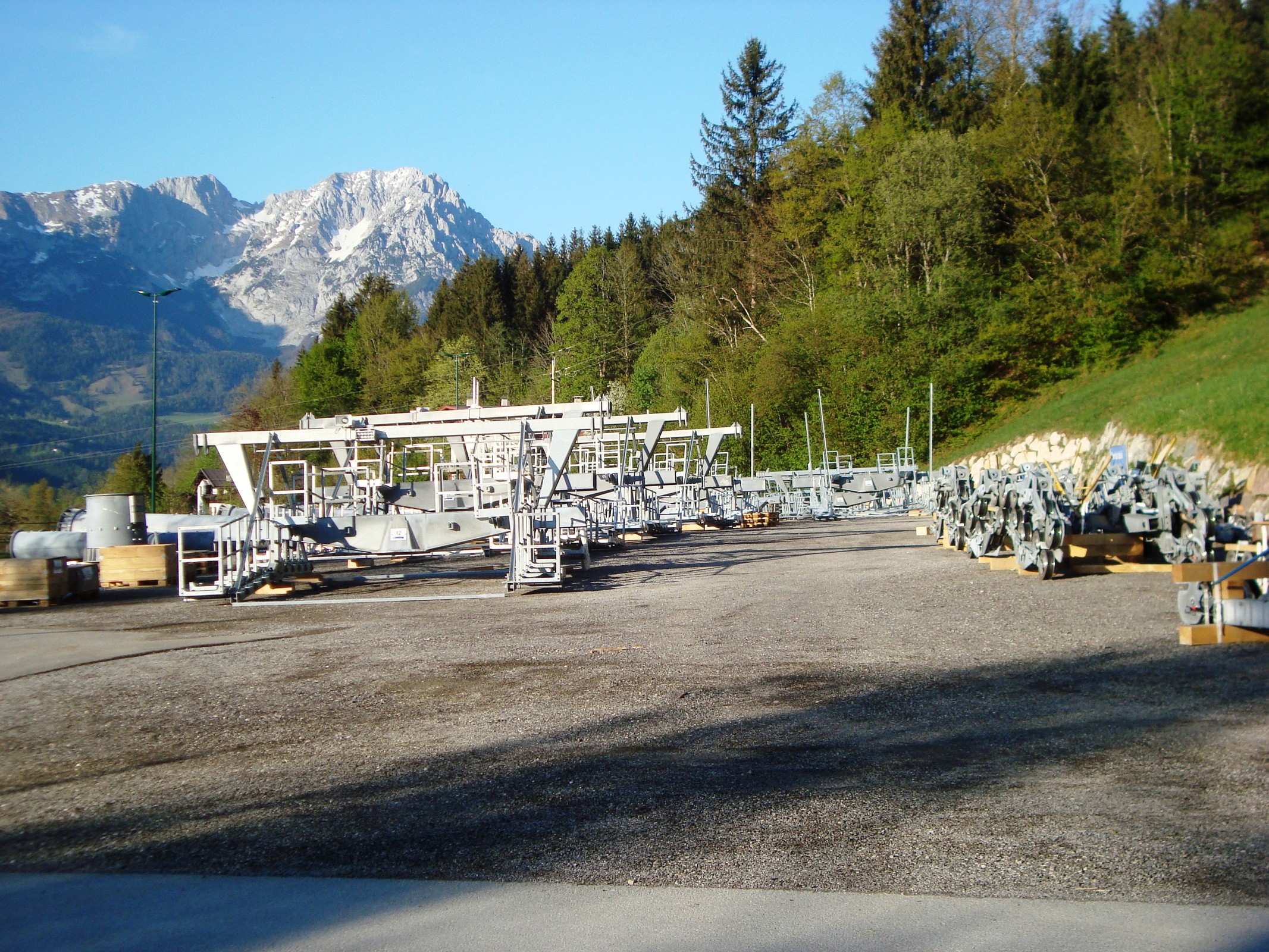 Neue Teile am neuen Parkplatz