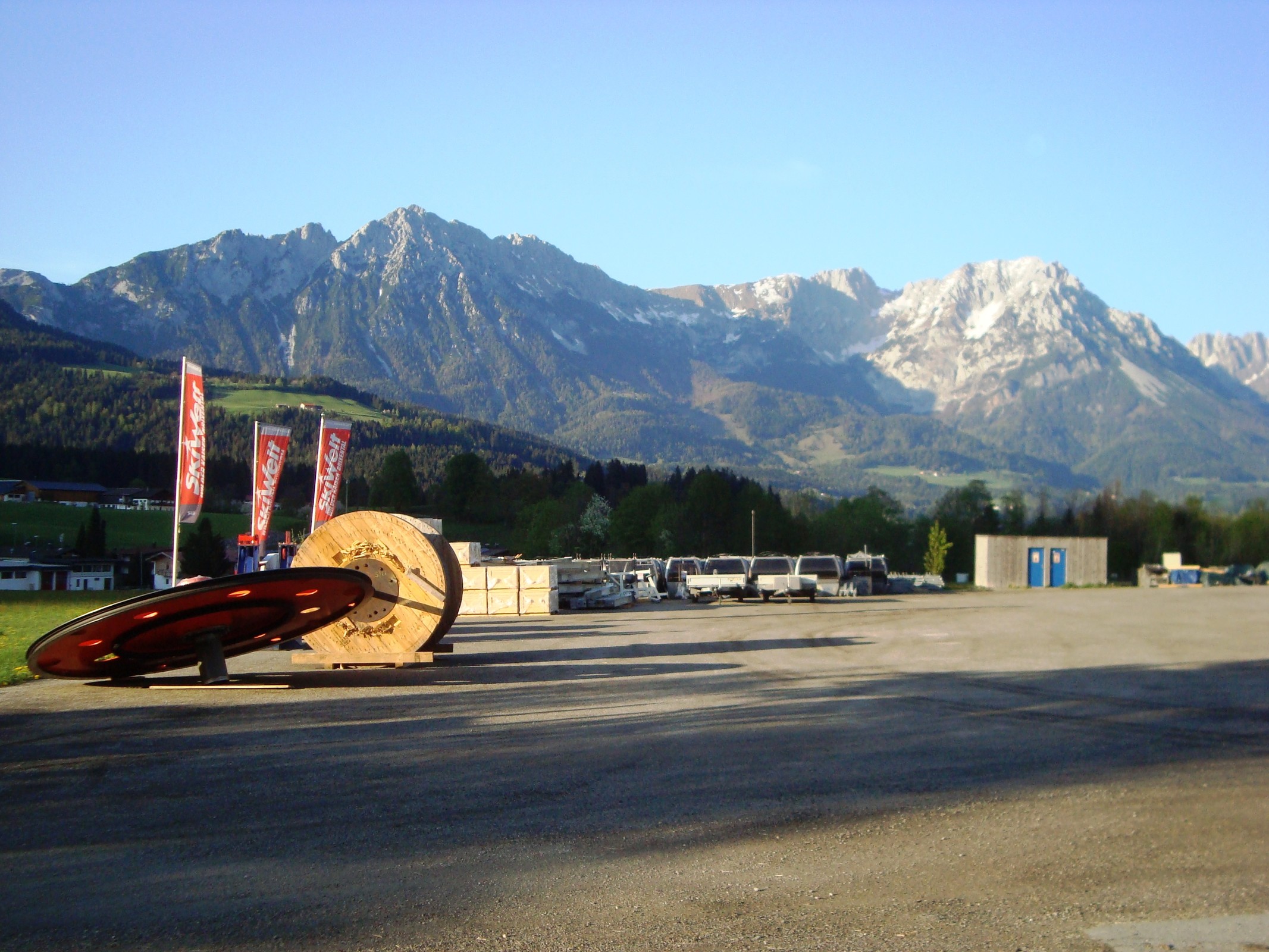 Alte Teile am ehemaligen Panoramaparkplatz