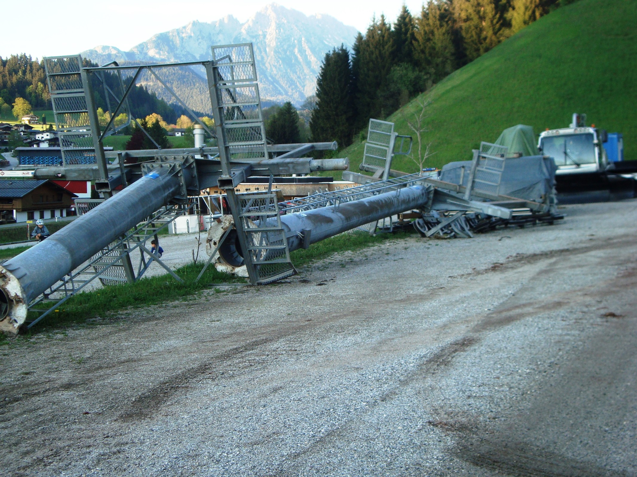 Alte Teile Gondel Itter