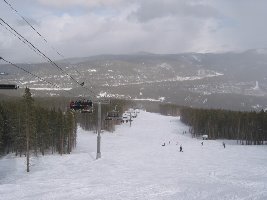 Auch am Peak 7 waren die Verhältnisse deutlich besser als am So.