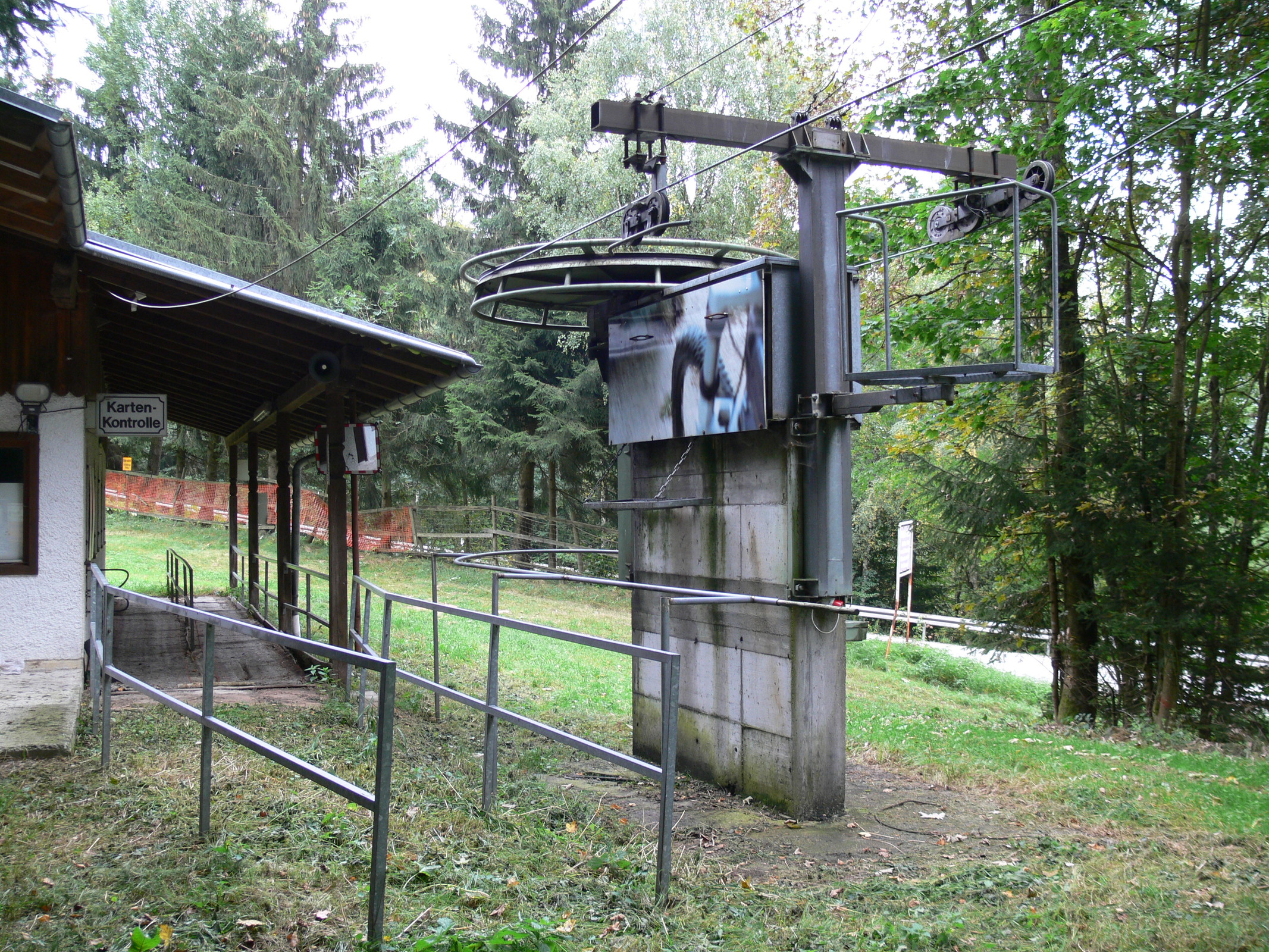 Da sollte es eigentlich raufgehen, aber leider kam kein Bügel...
