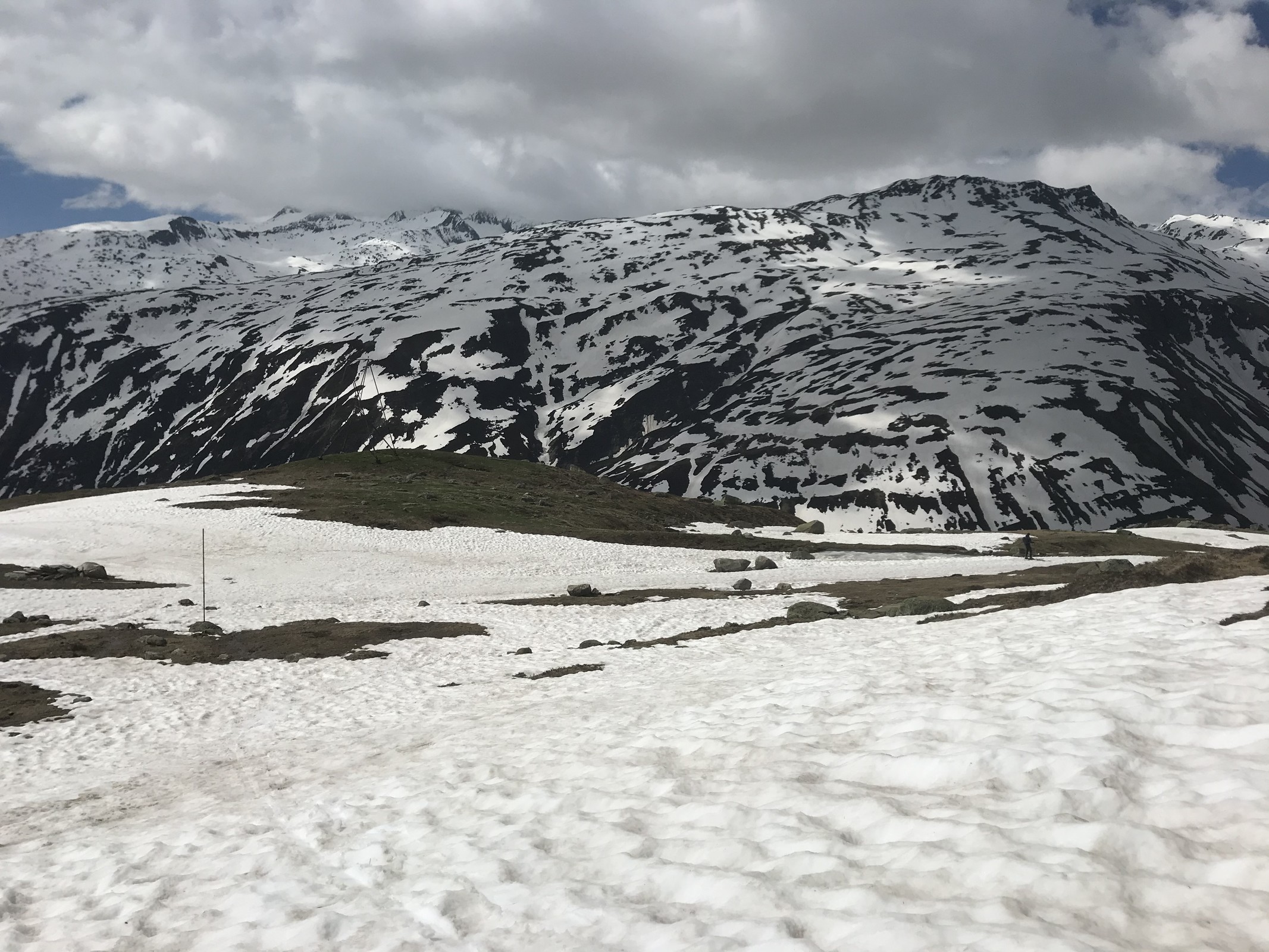 Anschliessend hat es wieder genug Schnee