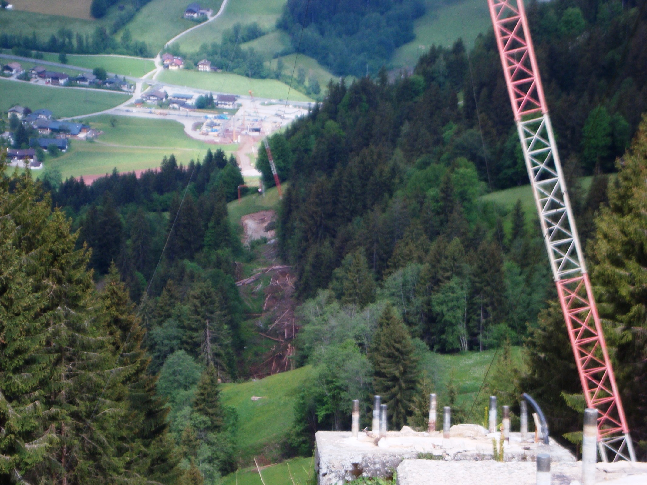 Ausblick zur Talstation