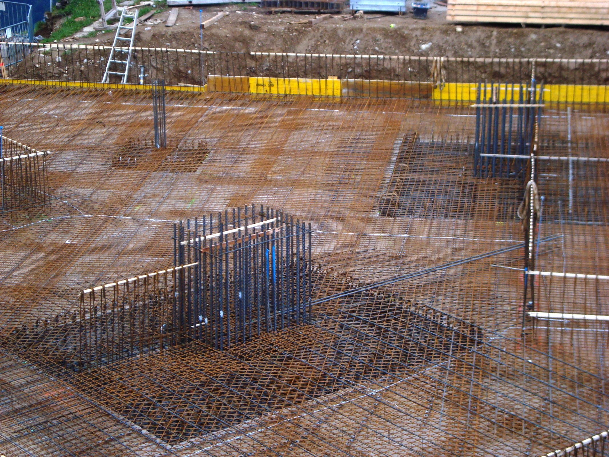 Den Knick in der Mittelstation sieht man schon am Eisen