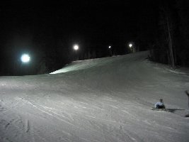 Schönere Abfahrt als die parallele Schoolmarm, weil steiler und kein Ziehweg