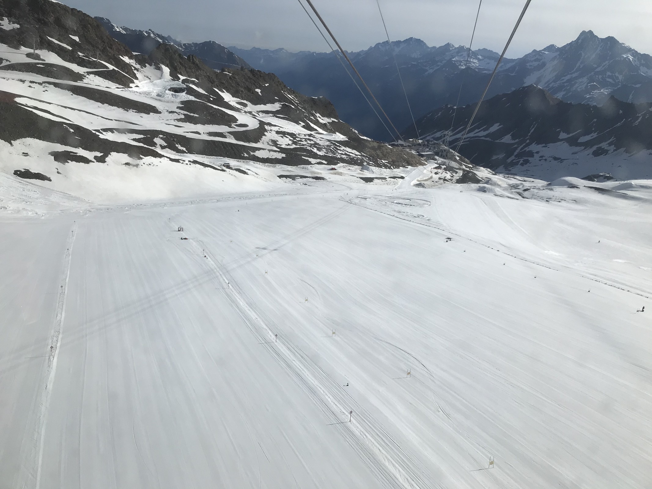 Blick auf die Seilbahn