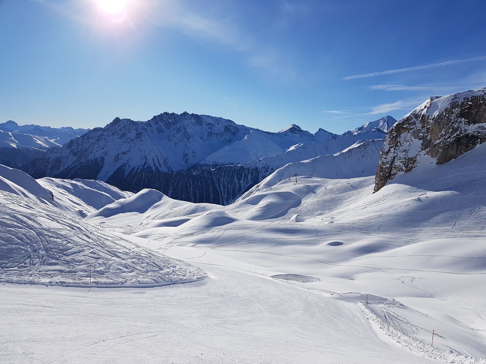 Weiter unten, sie schlängelt sich schön durchs Gelände und war perfekt.
