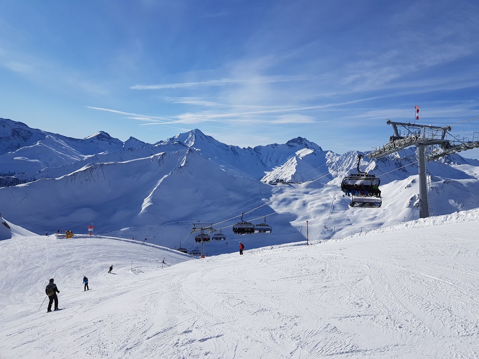 Ein letztes Mal ging es mit der Visnitzbahn nach oben