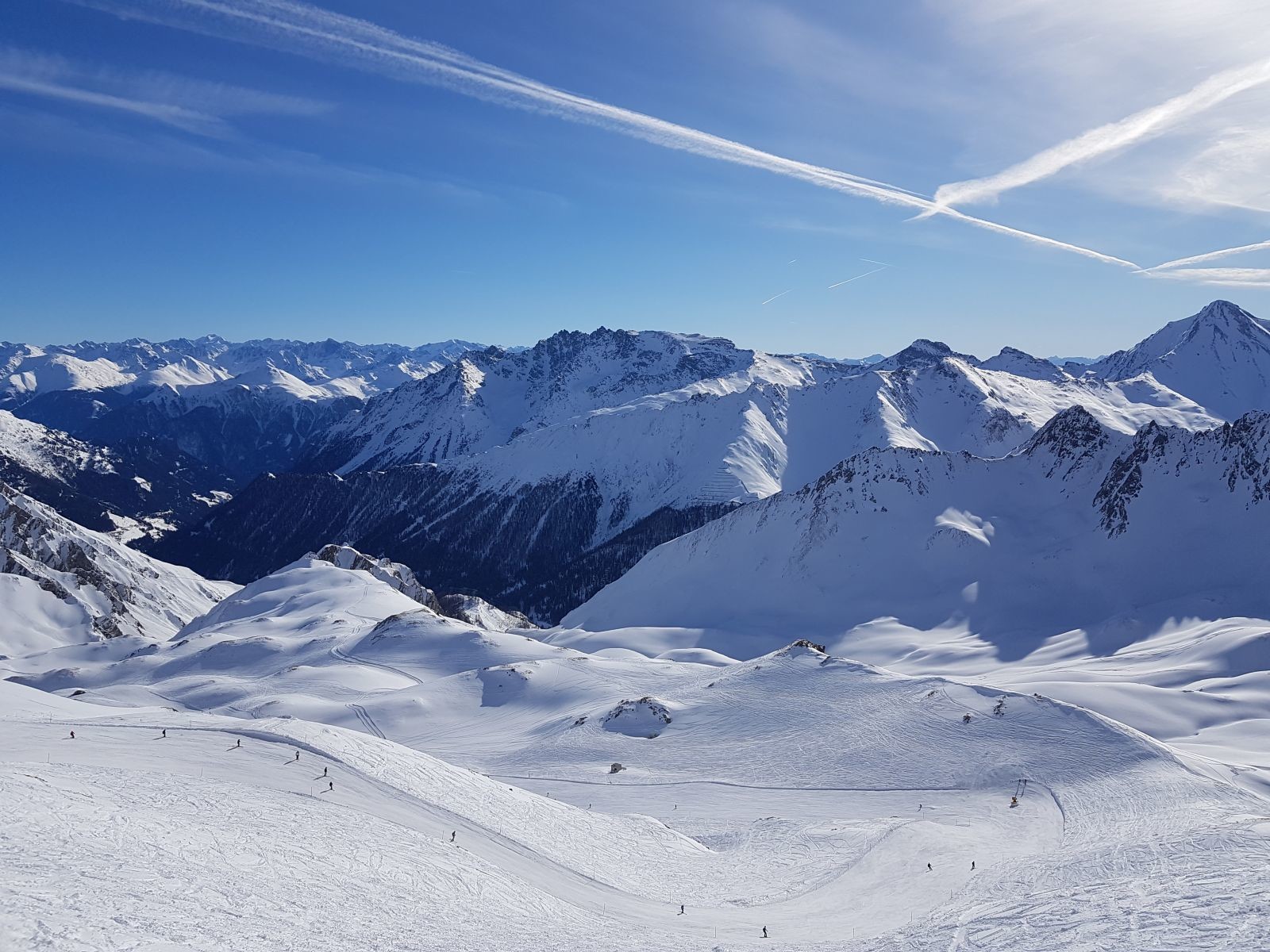 Oben noch einmal der Ausblick in die Schweiz