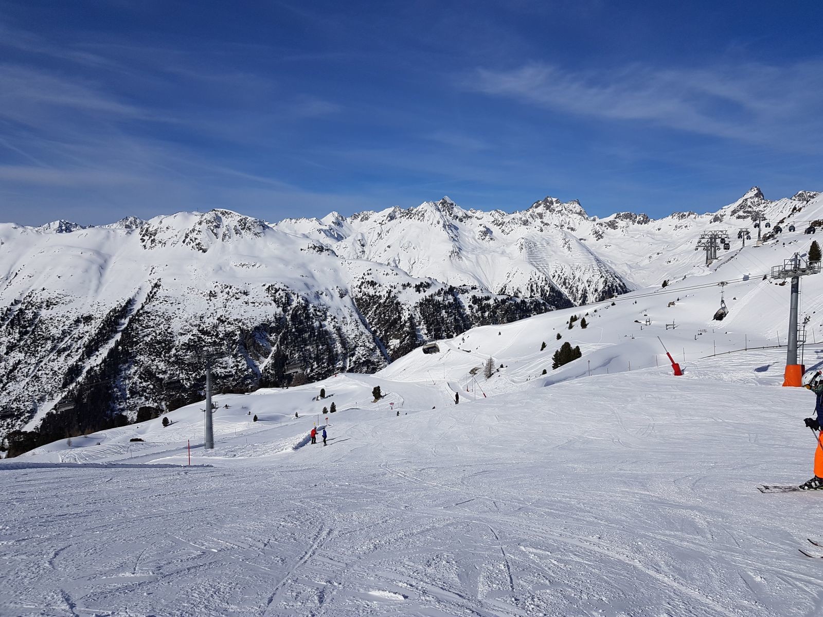 Start in die Talabfahrten nach Ischgl