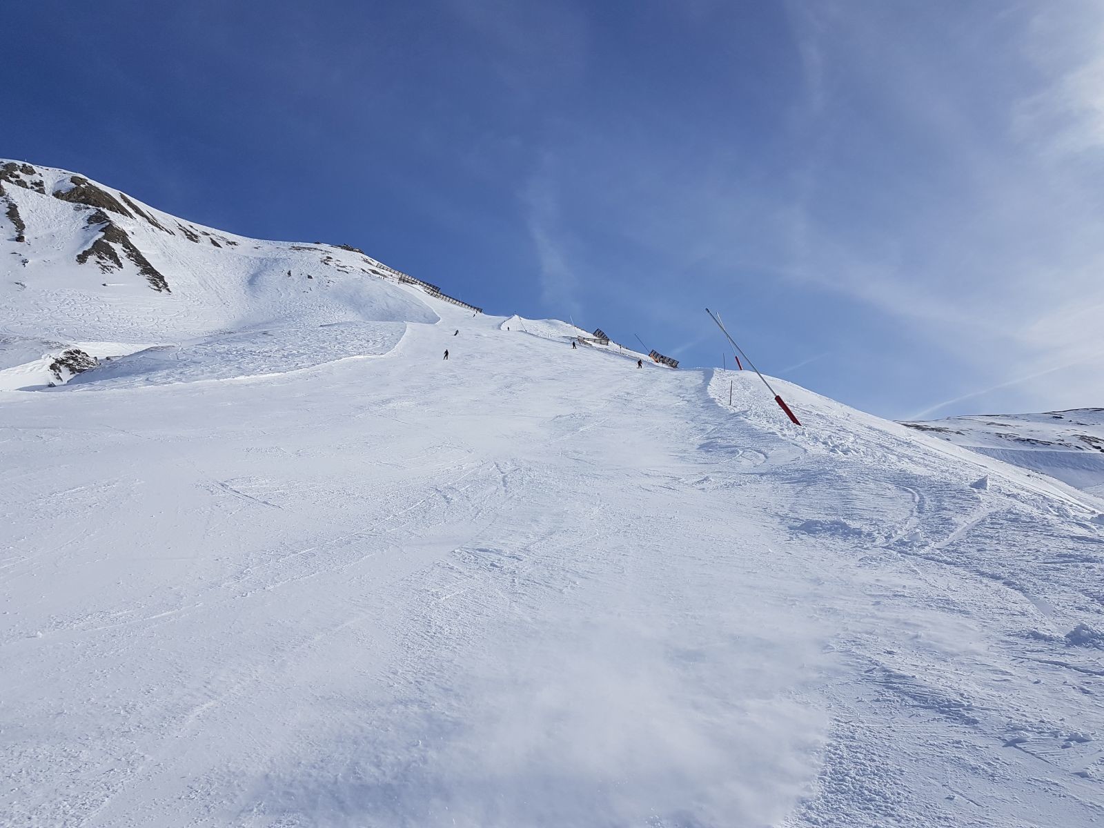 Wir nahmen die 14b in Angriff. Auf dem Bild sieht sie zwar gut aus, tatsächlich war sie aber sehr glatt und man fand schlecht Halt.