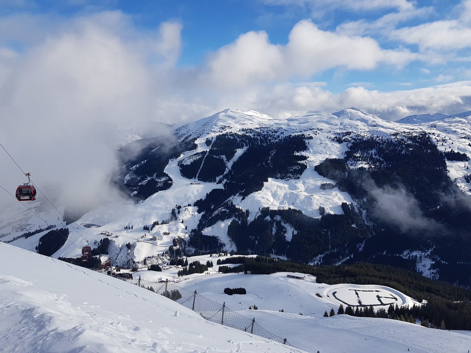 Ausblick vom Zwölfer auf den Westgipfel...