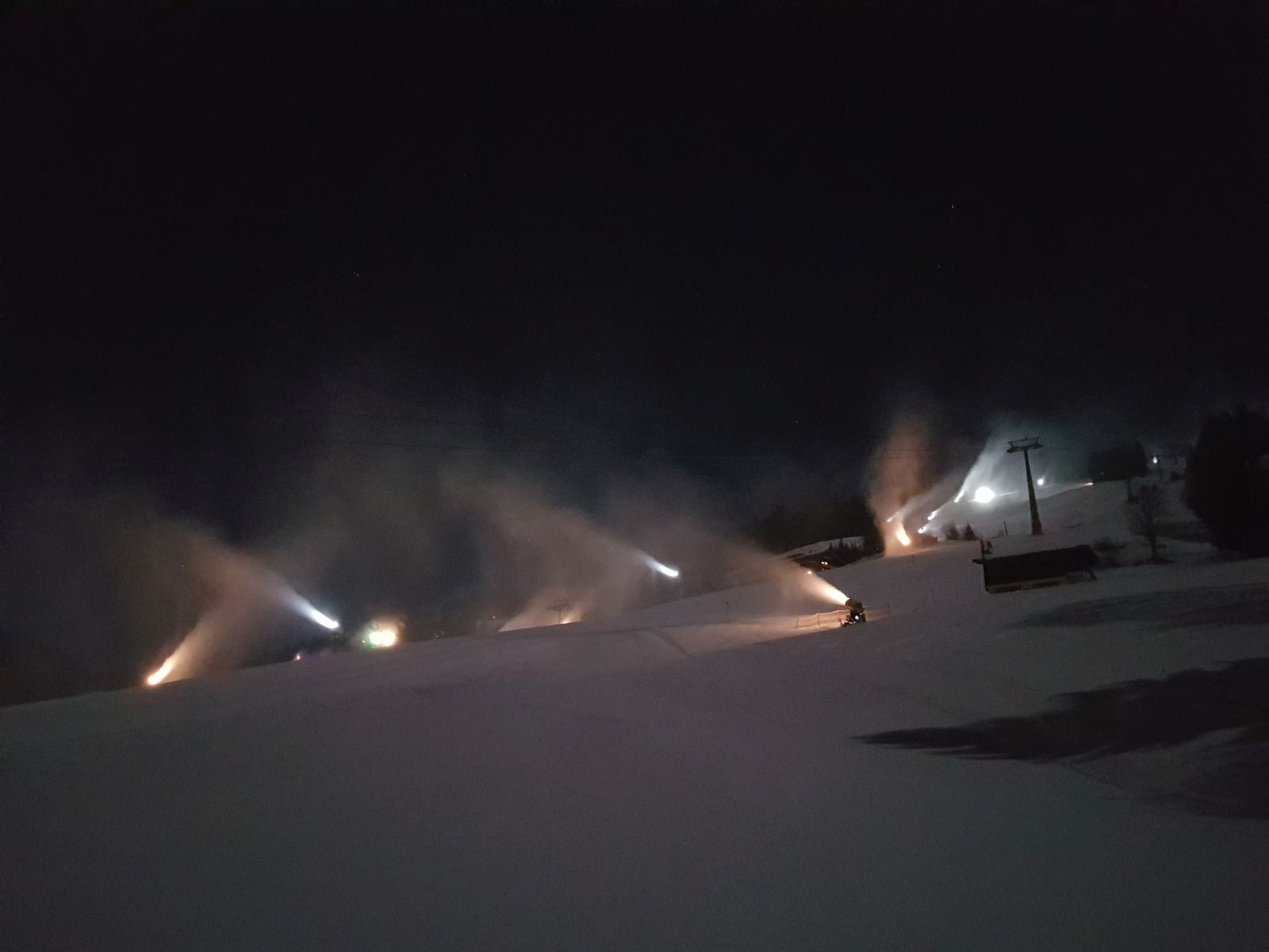 Feuer frei auf der Turmwiese und oben auf der roten Asterabfahrt