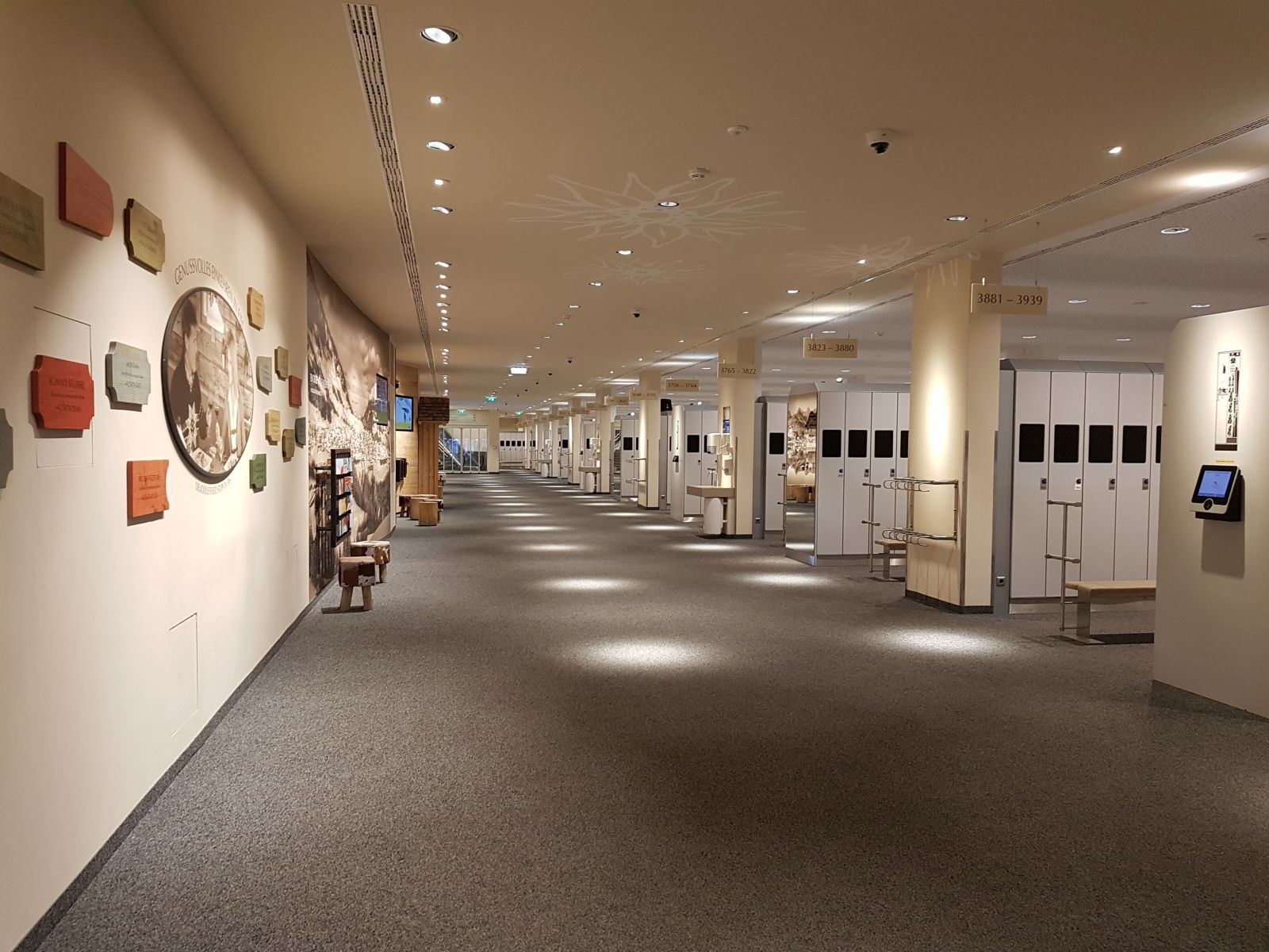 Kein Hauch von Hektik und Überfüllung um kurz vor halb 9 im Skidepot