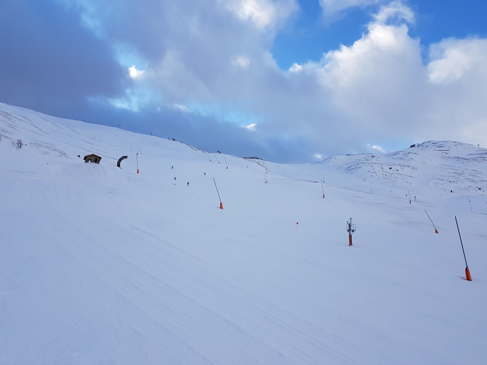 Blick auf die ziemlich leere Nordseite