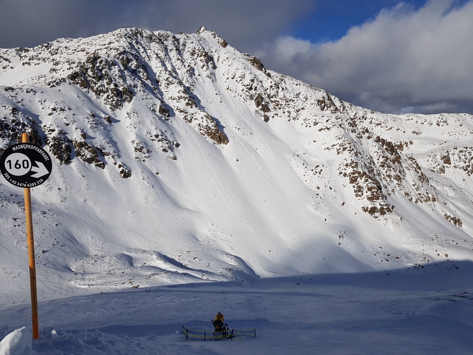 Über den Starthang der schwarzen Piste ging es zur Hexenseeabfahrt.